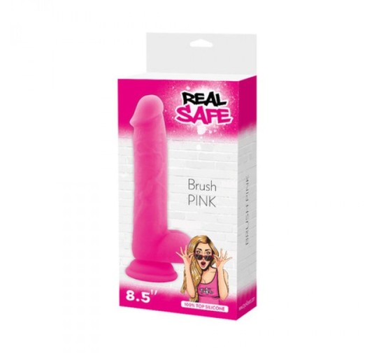 Dildo penis realistyczny sex jądra przyssawka 22cm